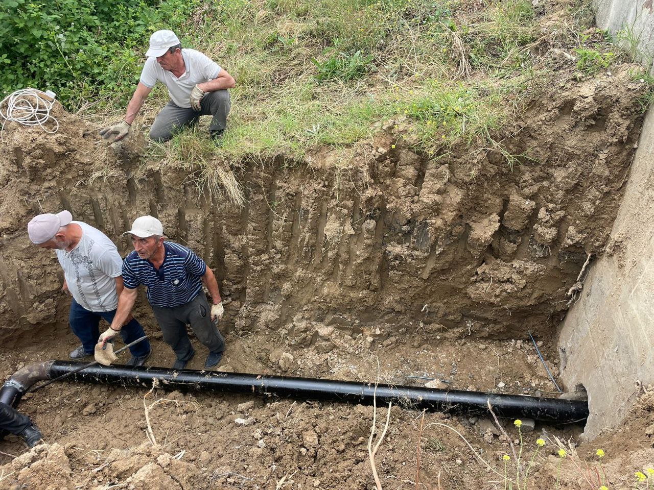 ПРОВЕДЕН РЕМОНТ НАКОПИТЕЛЬНОГО БАССЕЙНА ПИТЬЕВОЙ ВОДЫ.